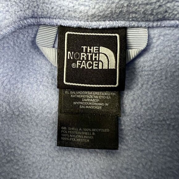 The North Face Girl's Fleece Jacket Size X-Large 18 Purple Polartec Full Zip Top - Picture 6 of 10